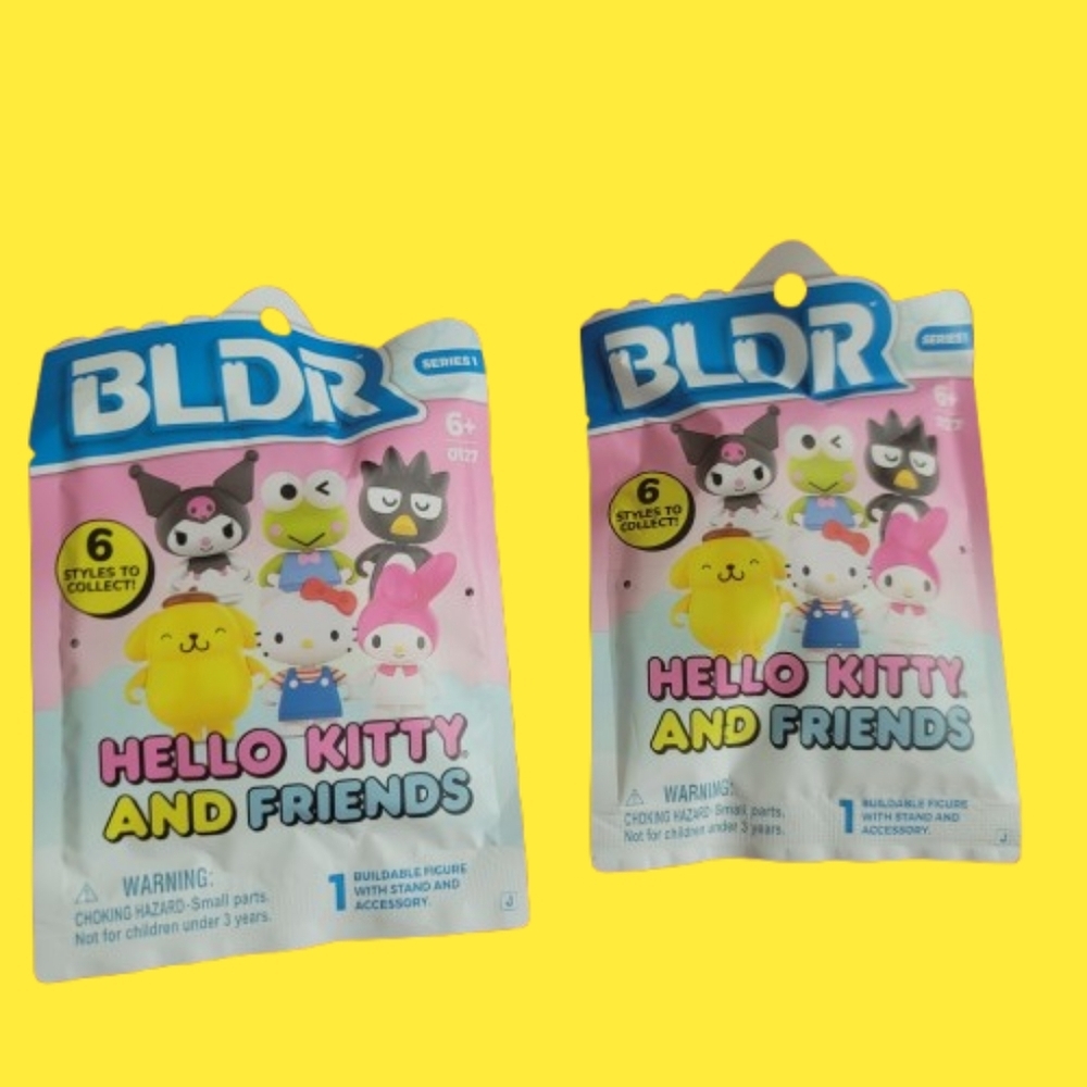 Sanrio Hello Kitty and Friends BLDR Figures X 2